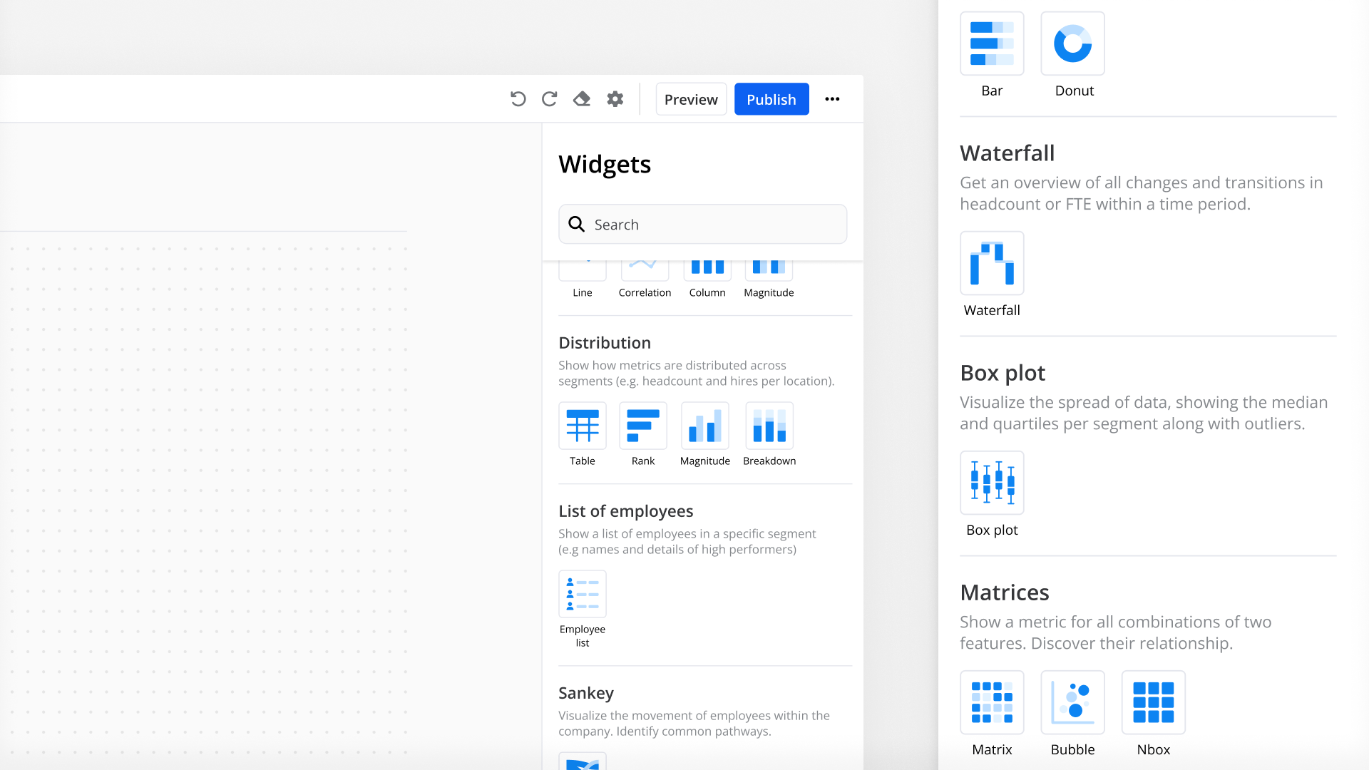Ask Crunchr visualization picker
